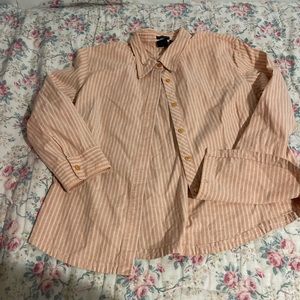 Gap Xl button down striped top